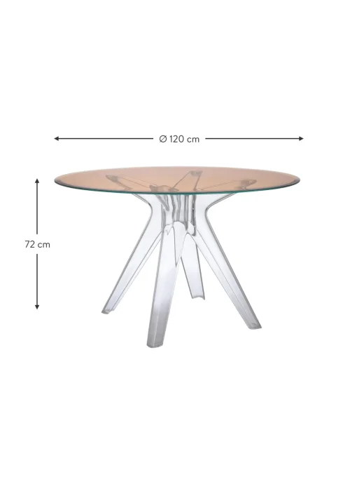 Mesa De Comedor Redonda Sir Gio, O 120 Cm