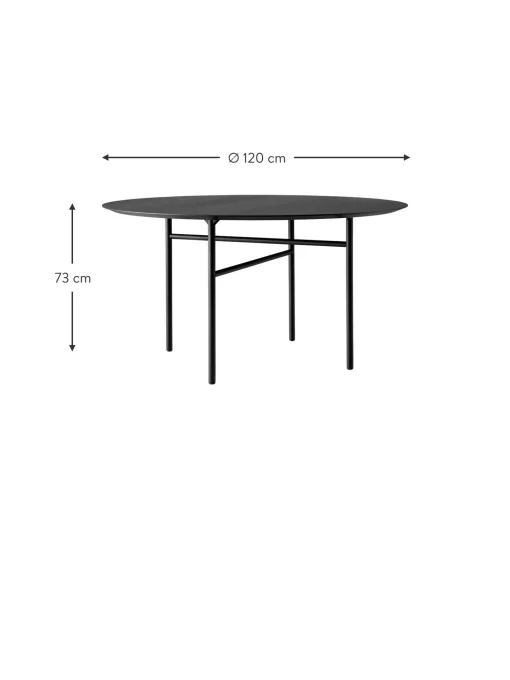 Mesa De Comedor Redonda Snaregade, O 120 Cm