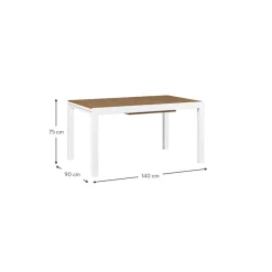 Mesa De Exterior Extensible Elias, 140-200 X 90 Cm