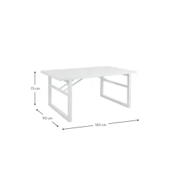Mesa De Exterior Vevi, 160 X 90 Cm