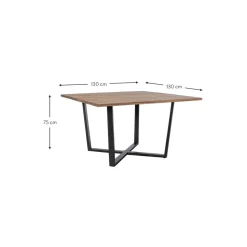 Mesa Para Exterior De Madera De Acacia Helsinki, 130 X 75 Cm