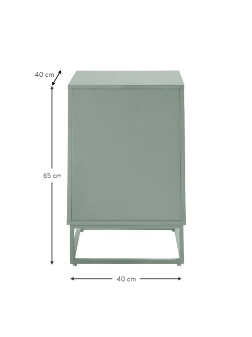 Mesilla De Noche De Madera Con Puerta Lyckeby