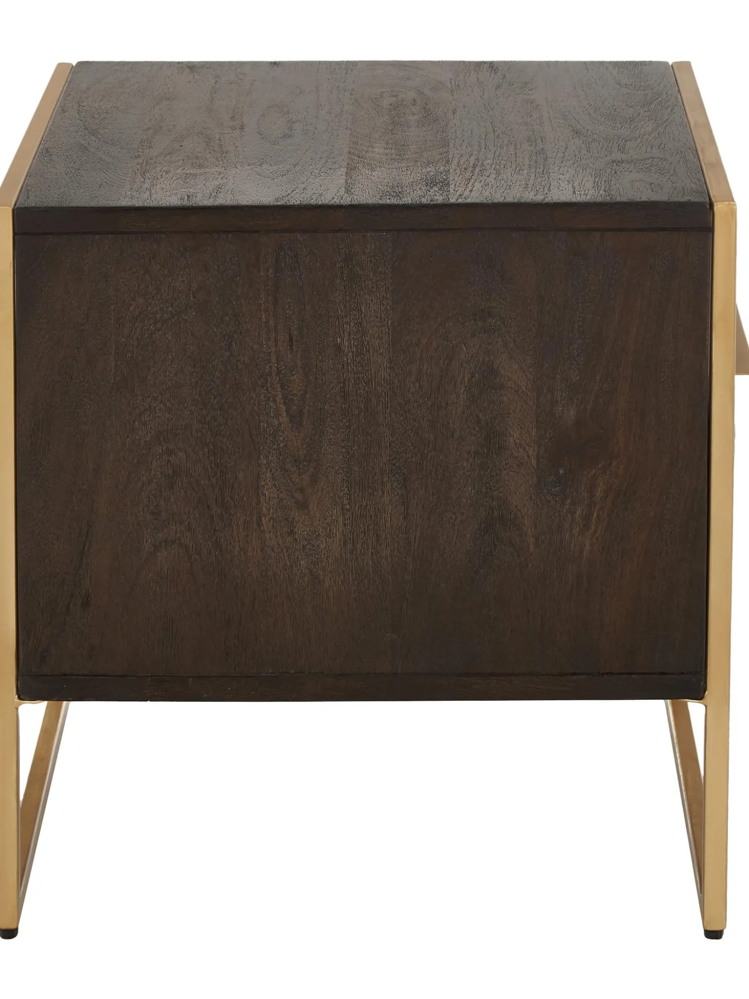 Mesita De Noche De Madera Maciza De Mango Harry