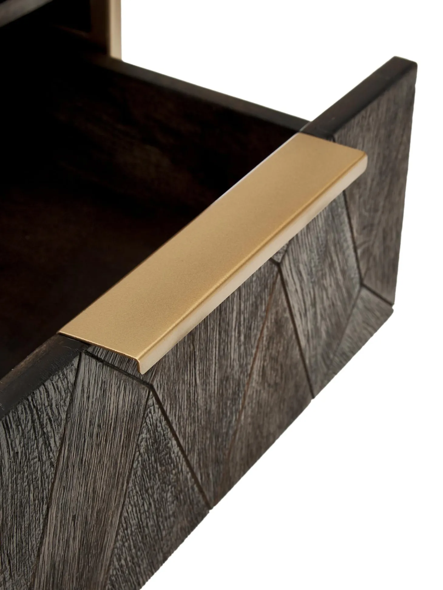 Mesita De Noche De Madera Maciza De Mango Harry