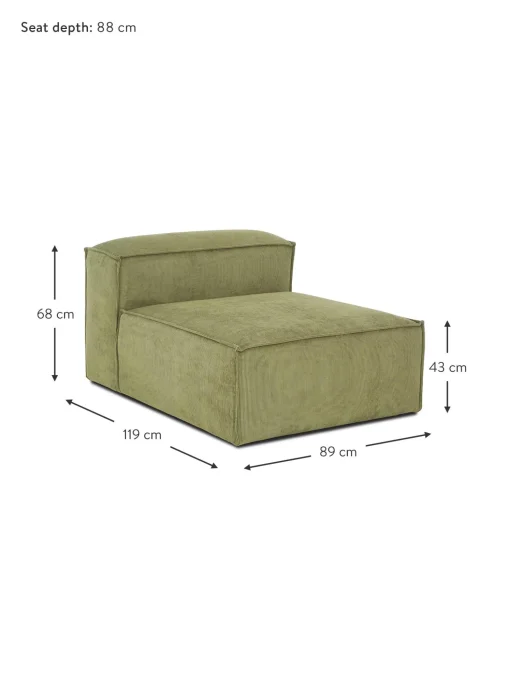 Modulo Central De Pana Sofa Lennon