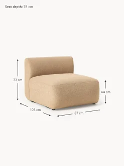 Modulo Central En Tejido Boucle Sofa Sofia