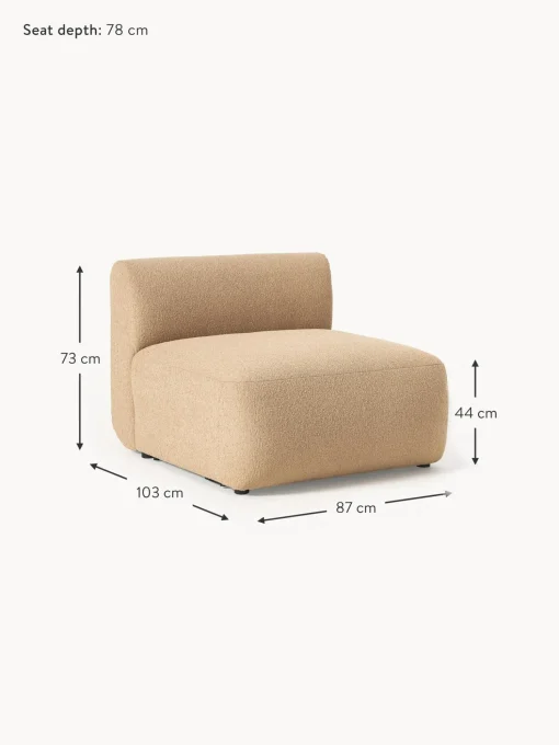 Modulo Central En Tejido Boucle Sofa Sofia