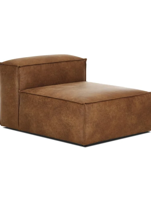 Modulo Central Sofa De Cuero Reciclado Lennon