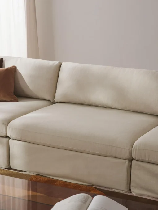Modulo Central Sofa Russell, Desenfundable
