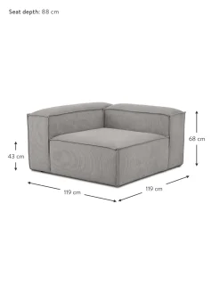 Modulo De Esquina De Pana Sofa Lennon