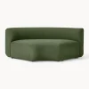 Modulo De Esquina Redondo En Tejido Boucle Sofa Sofia