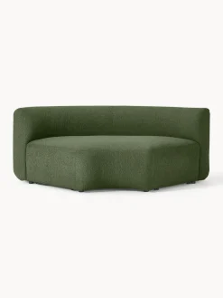 Modulo De Esquina Redondo En Tejido Boucle Sofa Sofia