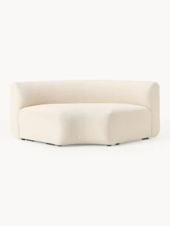 Modulo De Esquina Redondo En Tejido Boucle Sofa Sofia