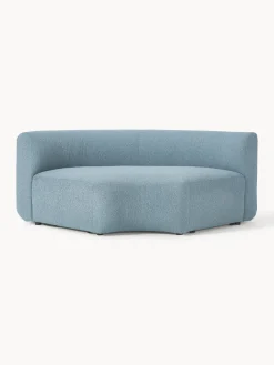 Modulo De Esquina Redondo En Tejido Boucle Sofa Sofia