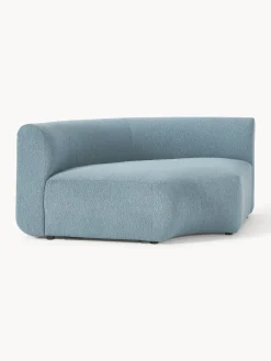 Modulo De Esquina Redondo En Tejido Boucle Sofa Sofia