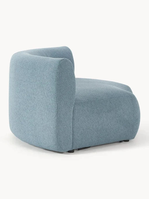 Modulo De Esquina Redondo En Tejido Boucle Sofa Sofia