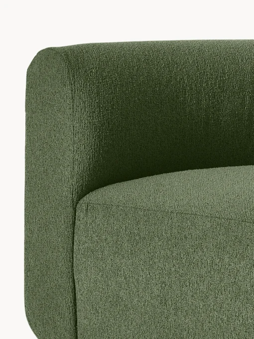 Modulo De Esquina Redondo En Tejido Boucle Sofa Sofia