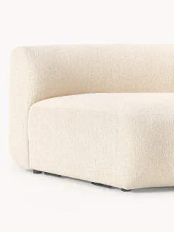 Modulo De Esquina Redondo En Tejido Boucle Sofa Sofia