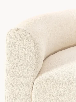 Modulo De Esquina Redondo En Tejido Boucle Sofa Sofia