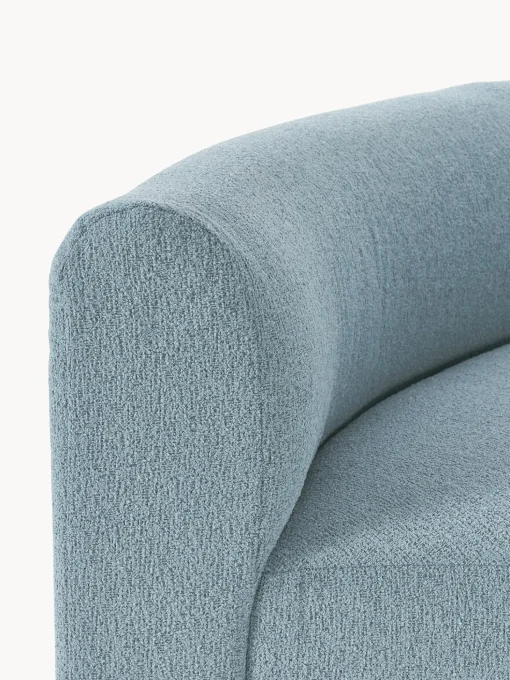 Modulo De Esquina Redondo En Tejido Boucle Sofa Sofia