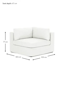 Modulo De Esquina Sofa Russell, Desenfundable