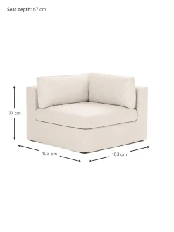 Modulo De Esquina Sofa Russell, Desenfundable