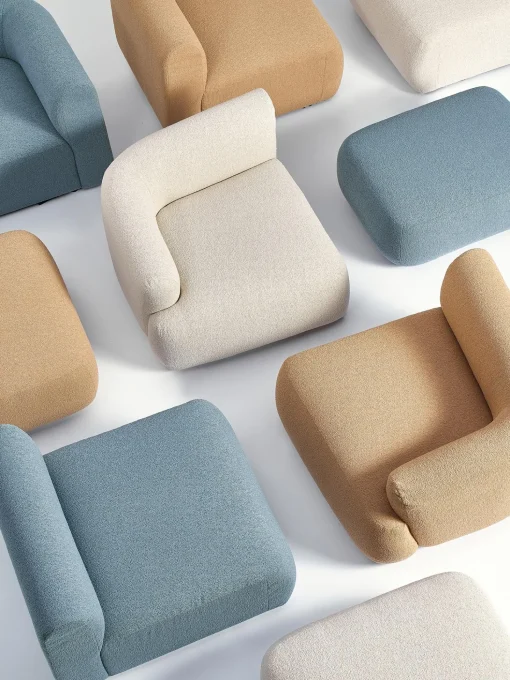 Modulo Divan En Tejido Boucle Sofa Sofia