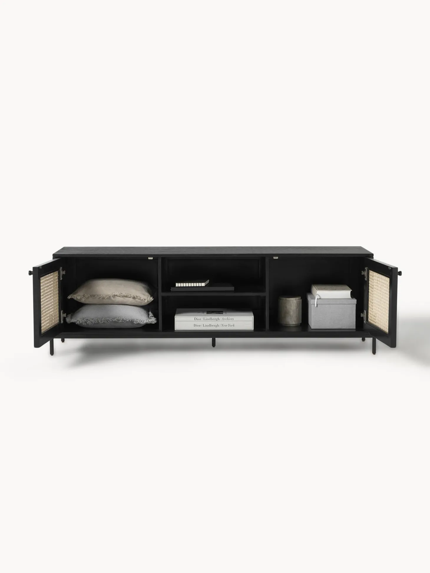 Mueble De Tv Con Tejido Vienes Vienna