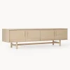 Mueble Tv Con Puertas De Roble Diana