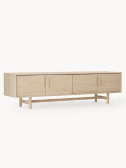 Mueble Tv Con Puertas De Roble Diana