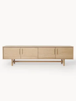 Mueble Tv Con Puertas De Roble Diana