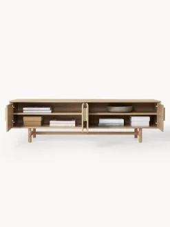 Mueble Tv Con Puertas De Roble Diana