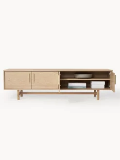 Mueble Tv Con Puertas De Roble Diana