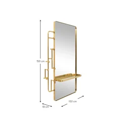 Perchero De Pared Con Espejo Tristan