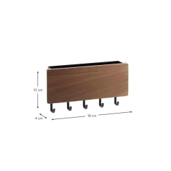 Perchero De Pared Con Parte Trasera Magnetica Rin