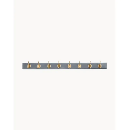 Perchero De Pared De Madera Edgy, 8 Ganchos