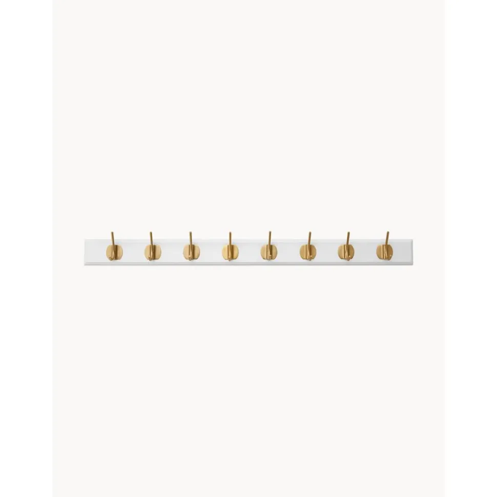 Perchero De Pared De Madera Edgy, 8 Ganchos