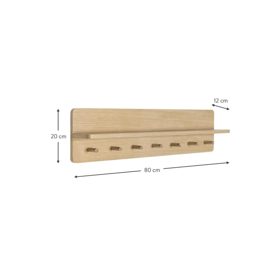 Perchero De Pared De Madera Space