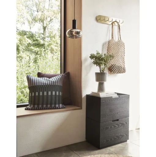 Perchero De Pared De Metal Form, Con 7 Ganchos