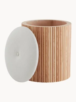 Puf De Madera Darwin, Con Espacio De Almacenamiento