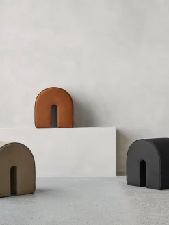 Puf De Piel Curved