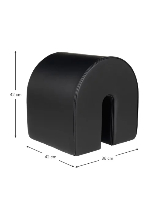 Puf De Piel Curved