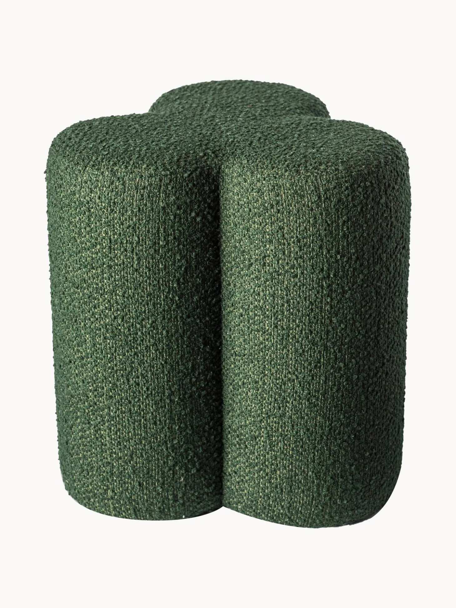 Puf En Tejido Boucle Clover