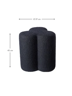 Puf En Tejido Boucle Clover