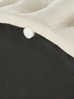 Puf Grande De Terciopelo Chiara, Con Espacio De Almacenamiento