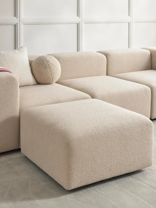 Reposapies Puf Boucle Lena