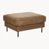 Reposapies Puf De Cuero Reciclado Hunter