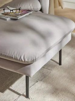 Reposapies Puf De Terciopelo Moby