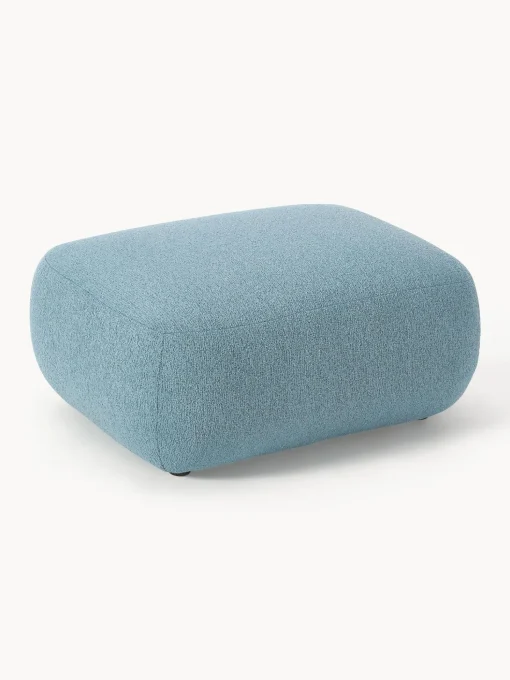 Reposapies Puf En Tejido Boucle Sofia