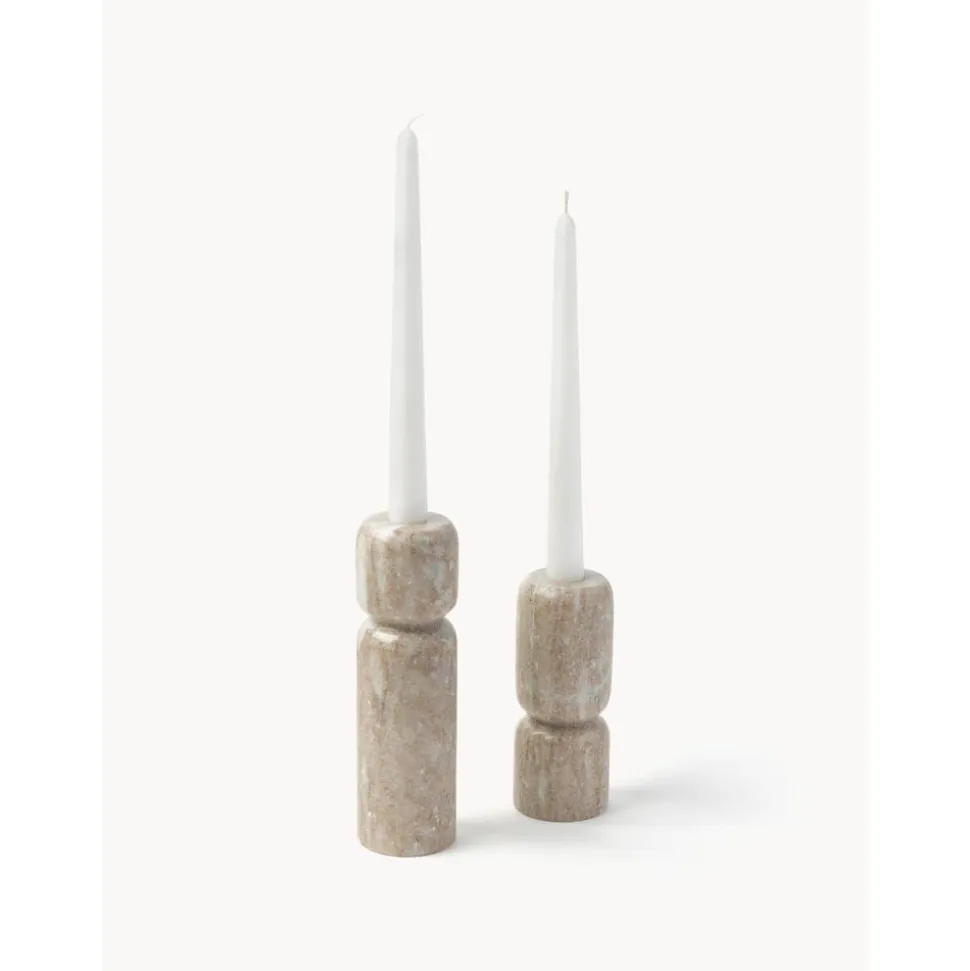 Set De Candelabros De Marmol Cosmo, 2 Uds.